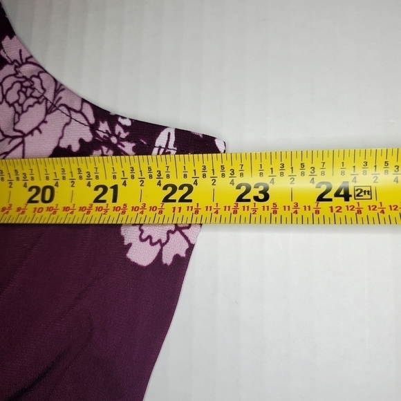 Maurices Floral Strappy Neck Maxi Dress Sz 0X - Picture 10 of 10